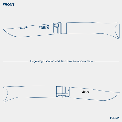 opinel-no-10-corkscrew-folding-knife-with-bottle-opener-stainless-steel image 1