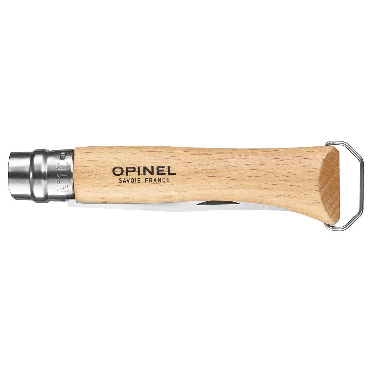 opinel-no-10-corkscrew-knife-with-bottle-opener-and-beechwood-handle image 3