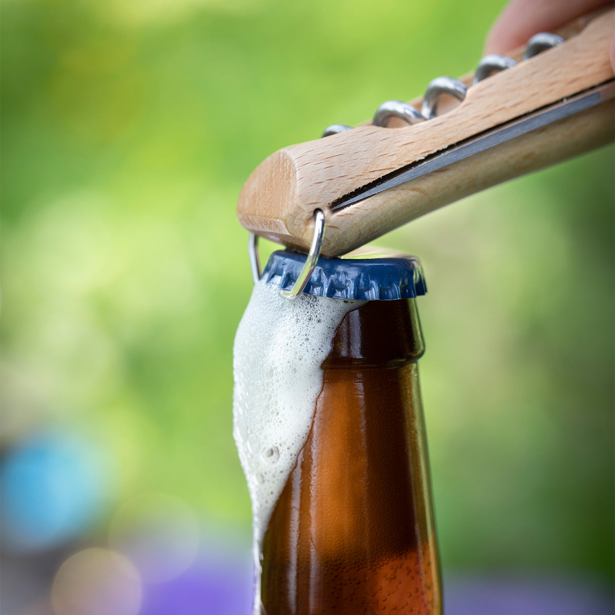 opinel-no-10-corkscrew-knife-with-bottle-opener-and-beechwood-handle image 5