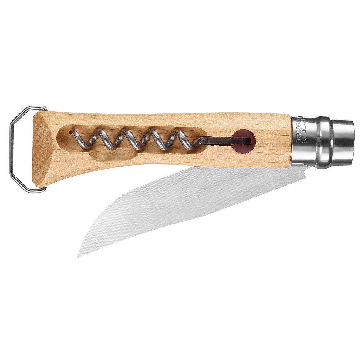 opinel-no-10-corkscrew-knife-with-bottle-opener-and-beechwood-handle image 6