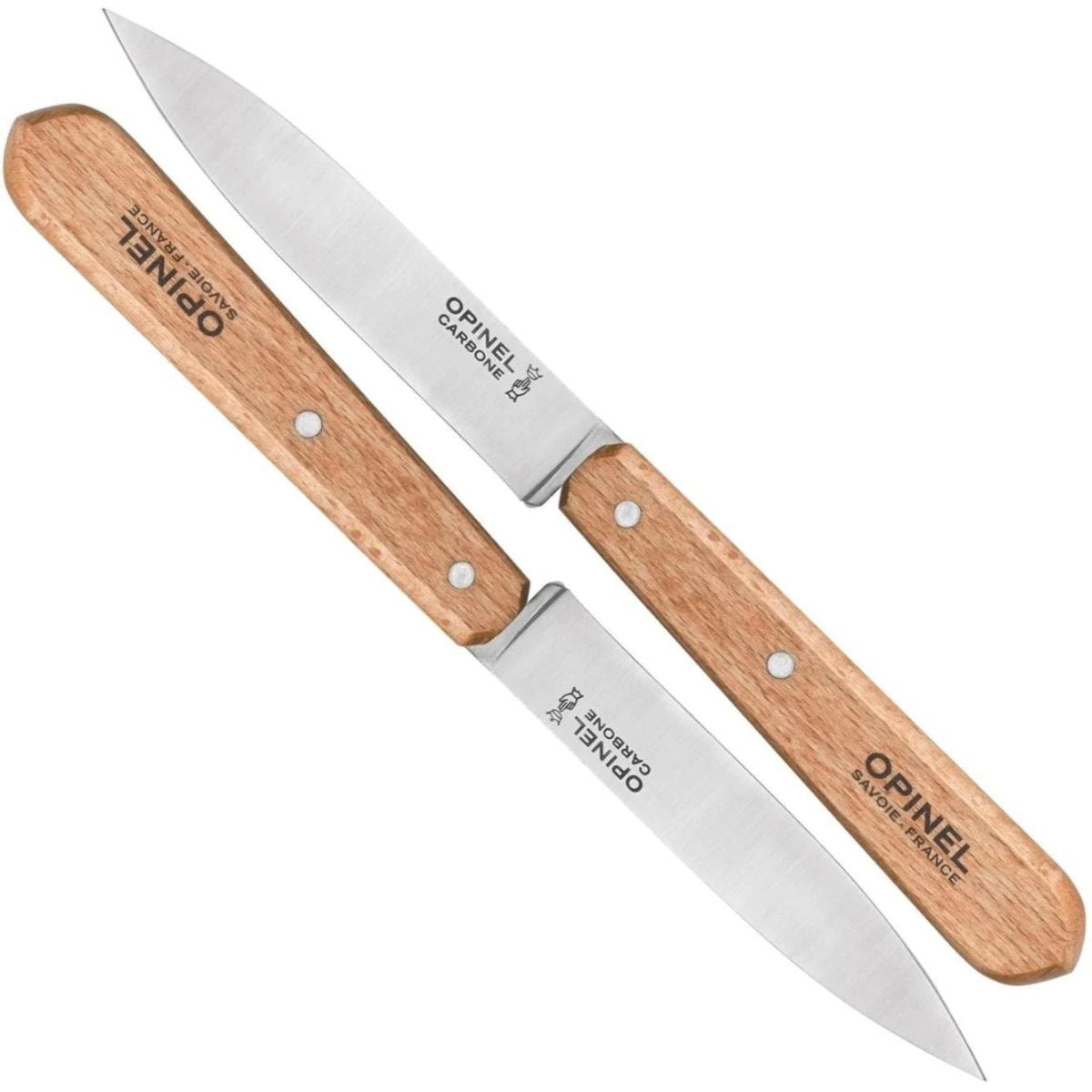 opinel-second-chance-no-102-carbon-steel-paring-knives-set-of-2 image 1