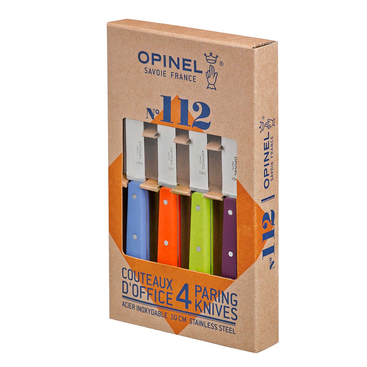 opinel-no-112-stainless-steel-paring-knives-set-3-75-inch-colorful-handles image 5
