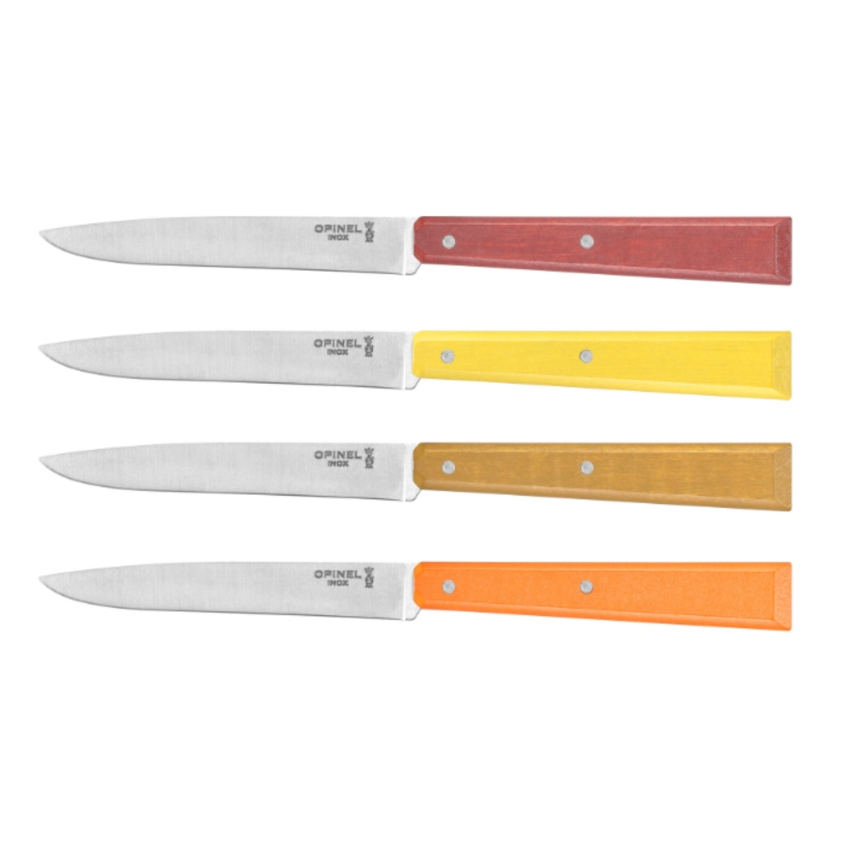 opinel-bon-app-tit-non-serrated-steak-knife-4-piece-set image 2