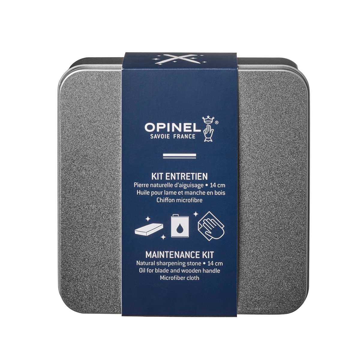 opinel-maintenance-kit-sharpening-stone-oil-cloth-in-metal-box image 4