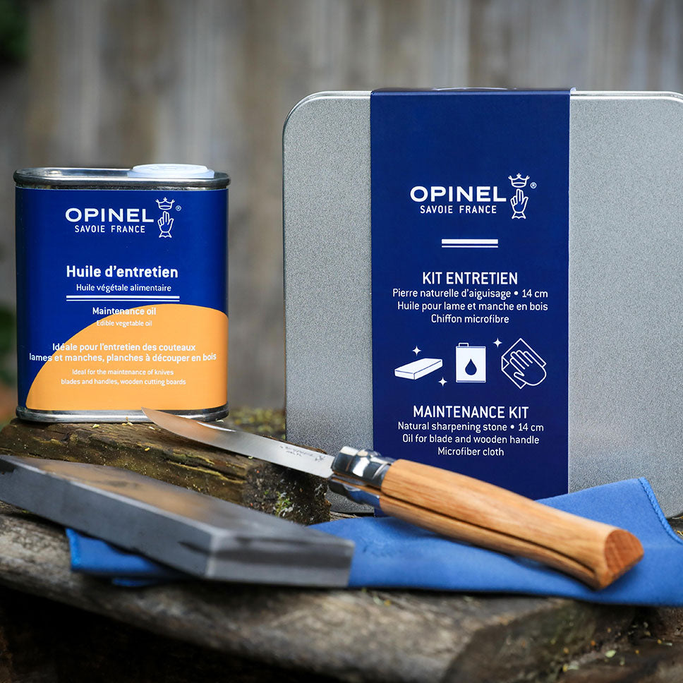 opinel-maintenance-kit-sharpening-stone-oil-cloth-in-metal-box image 5