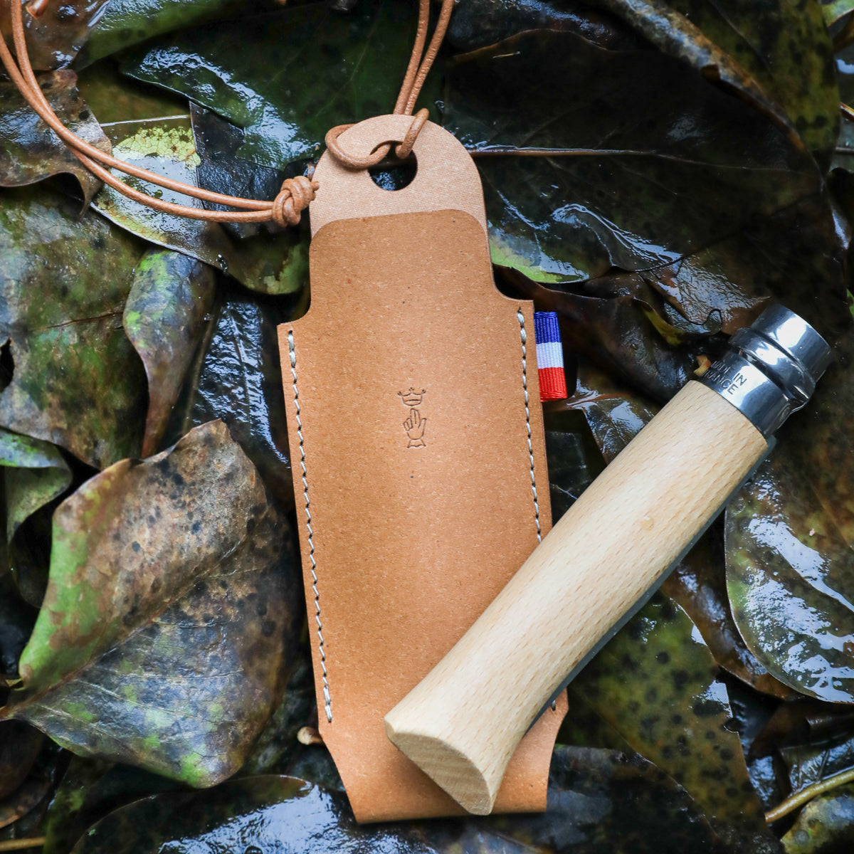 opinel-collection-france-pocket-sleeve-regenerated-leather-knife-sleeve image 4