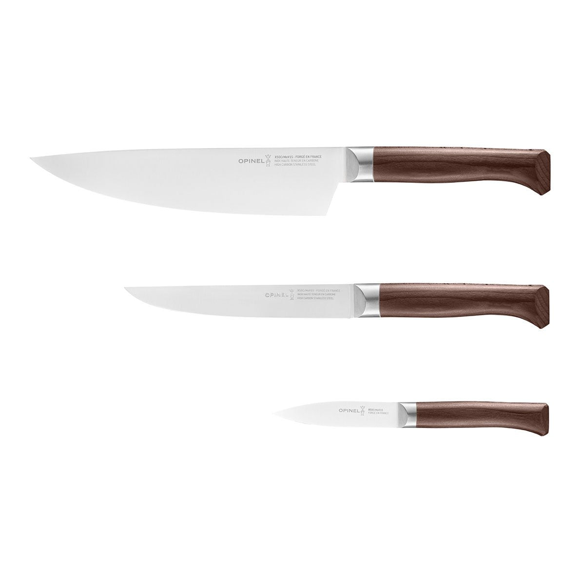 opinel-professional-chef-knife-set-les-forg-s-1890-3-piece-forged-kitchen-knife- image 1