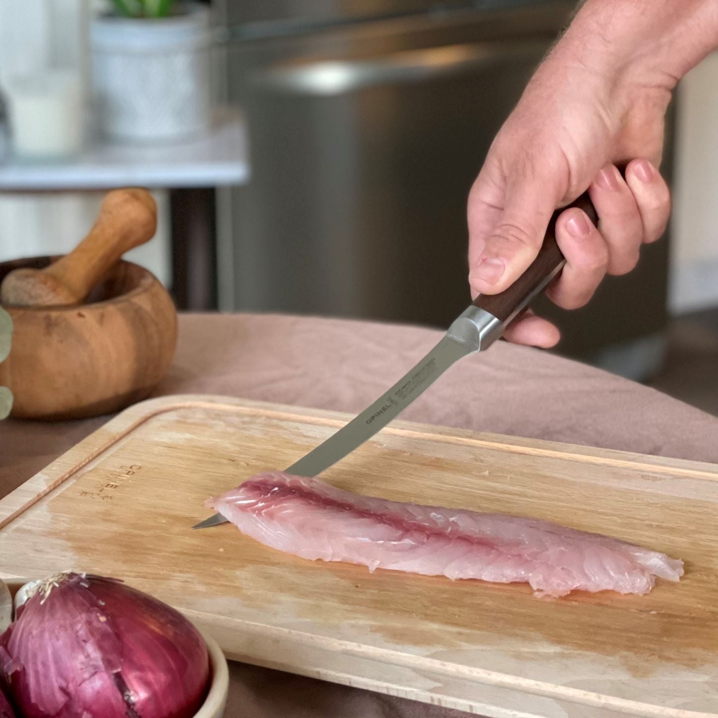 opinel-professional-fillet-knife-7-les-forg-s-1890-x50crmov15-forged-steel image 2