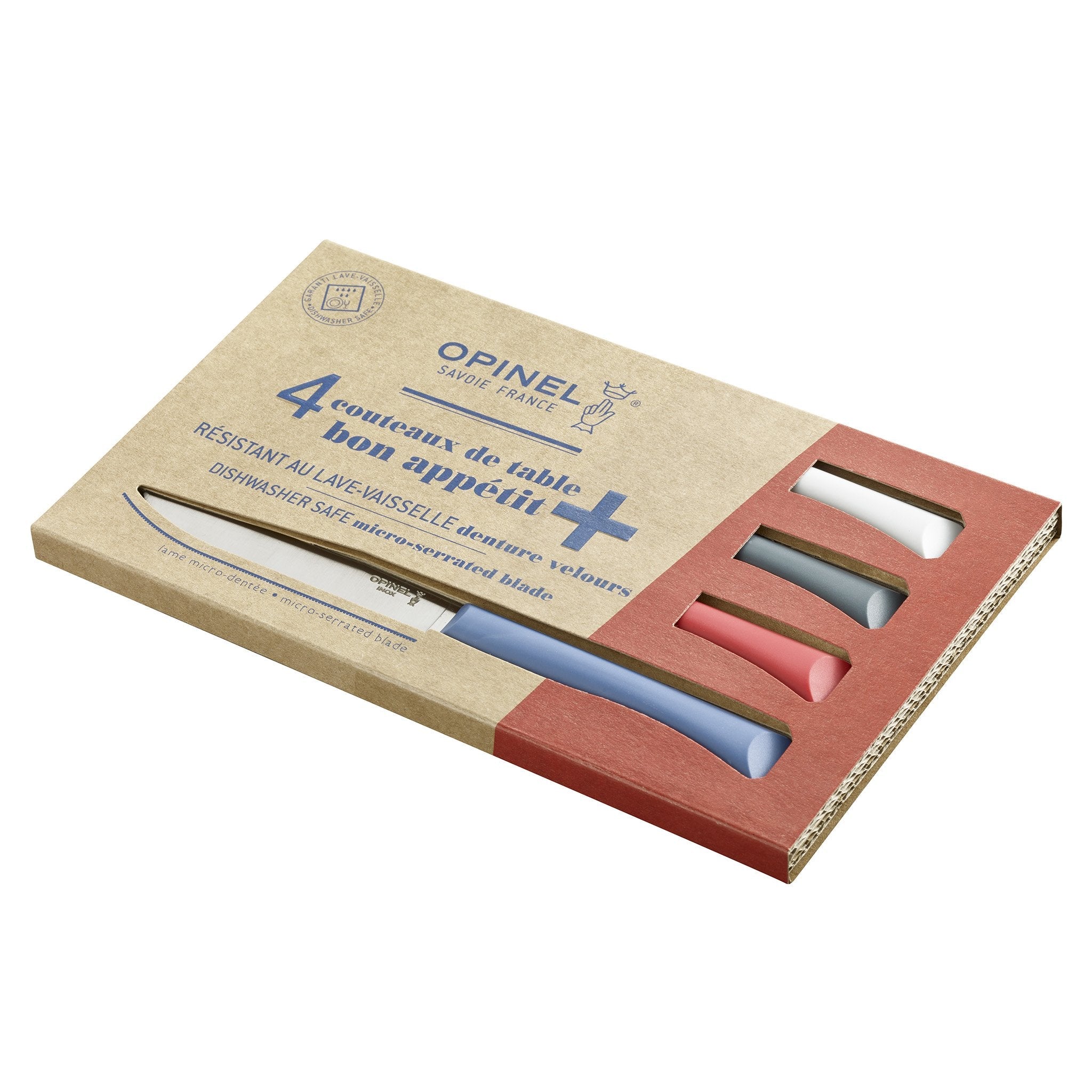 opinel-bon-app-tit-serrated-steak-knife-set-set-of-4-dishwasher-safe image 6