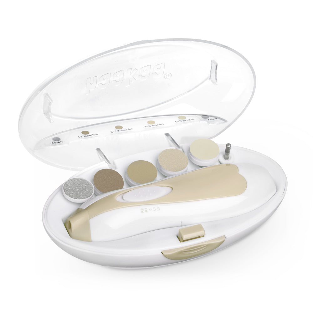 haakaa-baby-nail-care-set-acorn-electric-nail-file-trimmer-with-4-attachments image 1