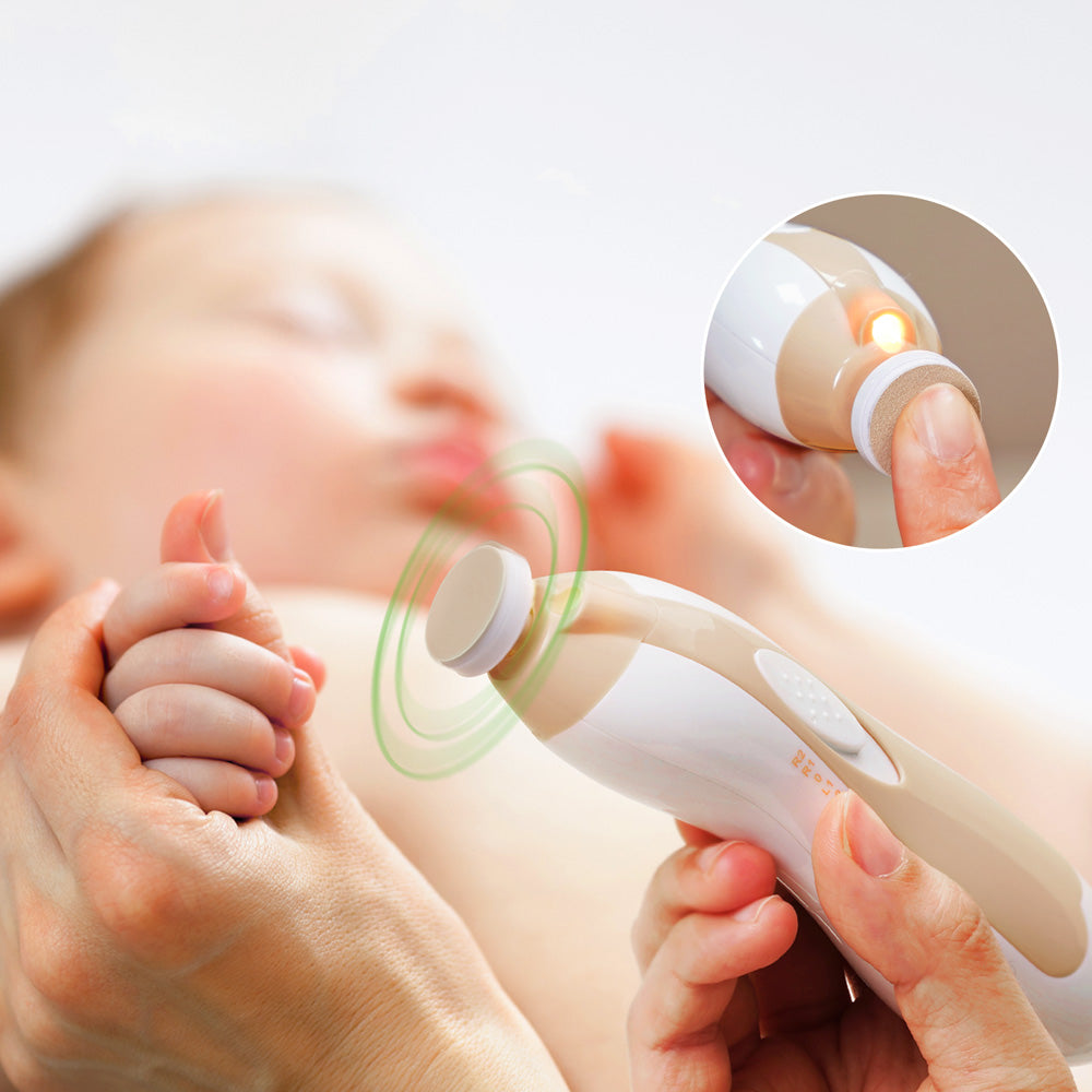 haakaa-baby-nail-care-set-acorn-electric-nail-file-trimmer-with-4-attachments image 5