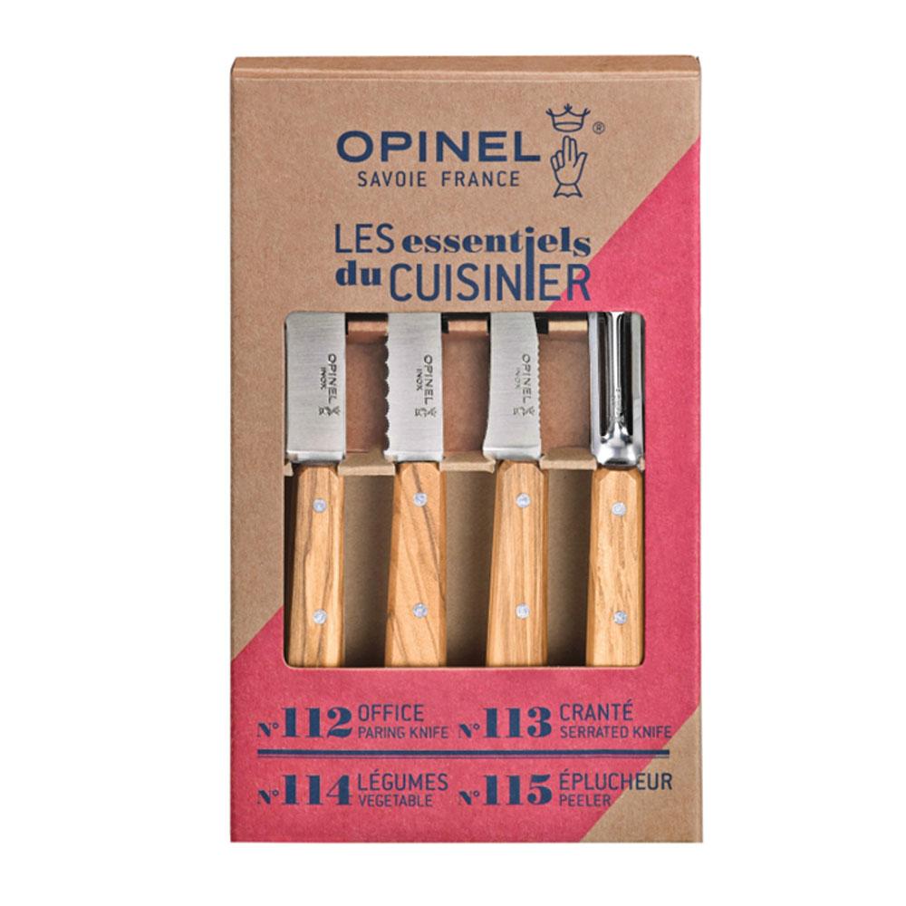 opinel-essential-kitchen-knife-set-with-paring-vegetable-serrated-paring-knives- image 3