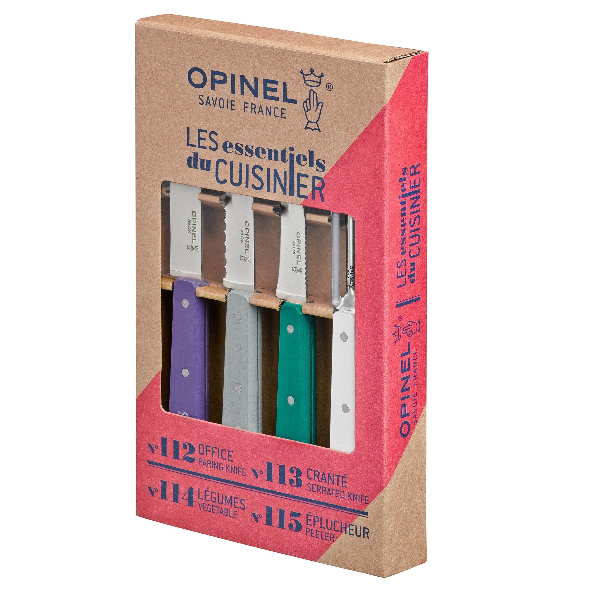 opinel-essential-kitchen-knife-set-with-paring-vegetable-serrated-paring-knives- image 4