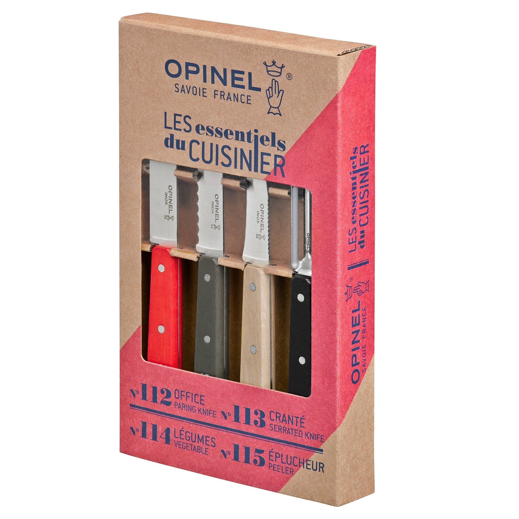 opinel-essential-kitchen-knife-set-with-paring-vegetable-serrated-paring-knives- image 5