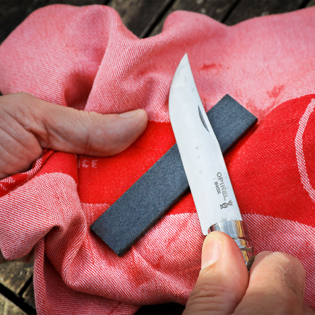 opinel-second-chance-small-natural-sharpening-whetstone-from-lombardy-italy-cosm image 5
