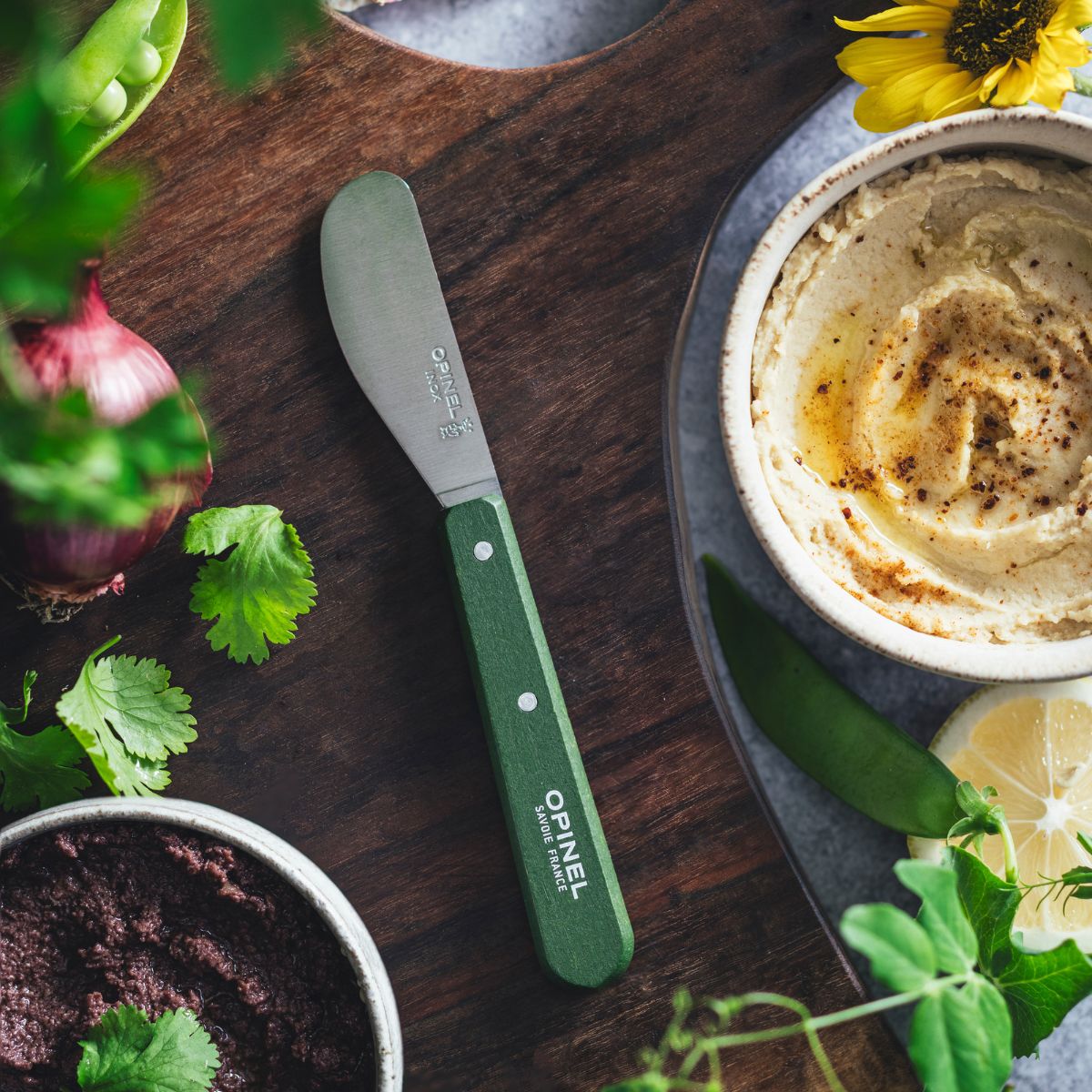opinel-spreading-knife-essential-paysage-color-set-half-tang-beech-handle image 6