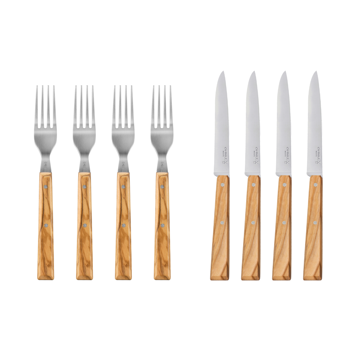 opinel-table-au-soleil-set-8-piece-olive-wood-flatware image 3