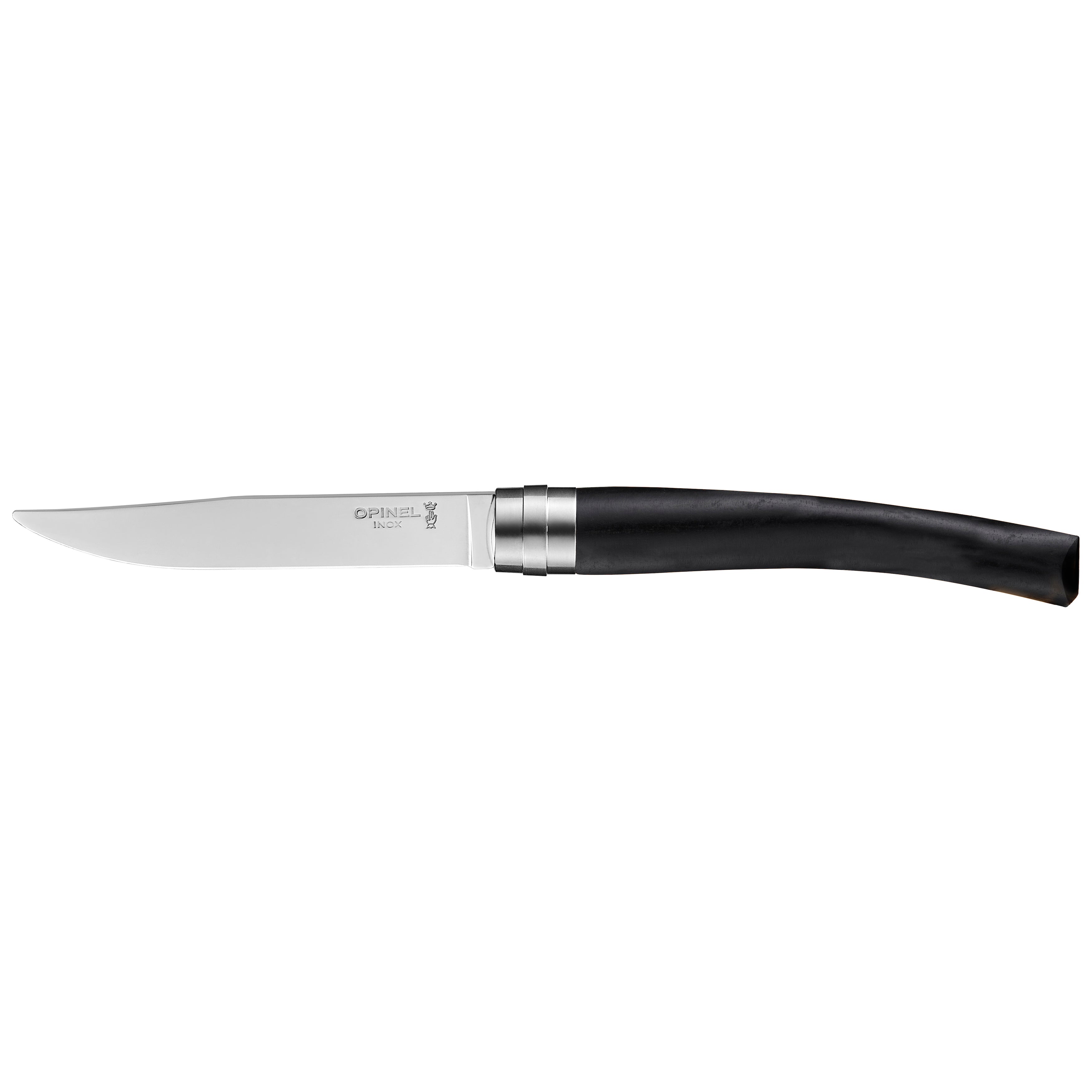 opinel-table-chic-steak-knives-set-of-6-with-wood-handles-and-yatagan-blades image 6