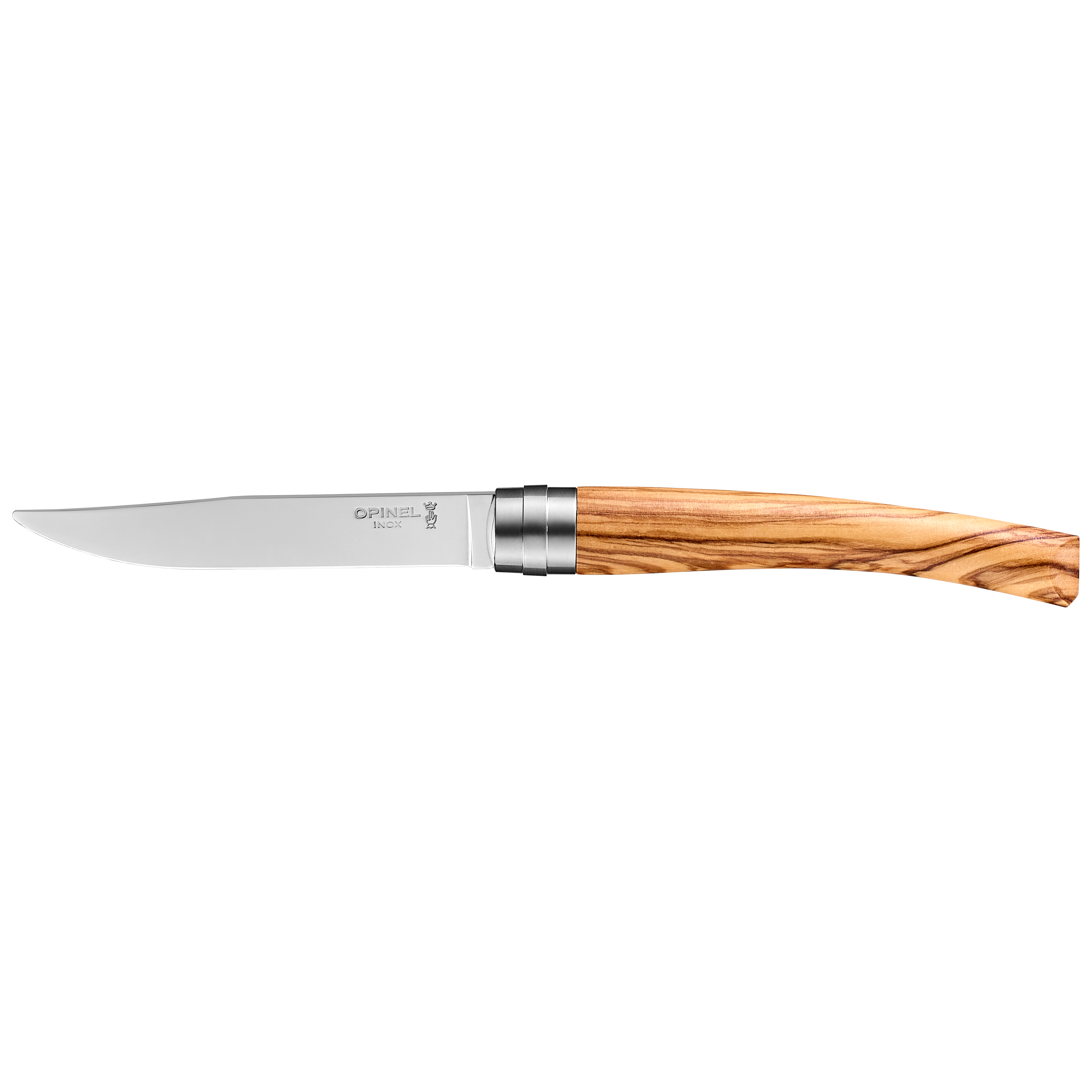 opinel-table-chic-steak-knives-set-of-6-with-wood-handles-and-yatagan-blades image 8