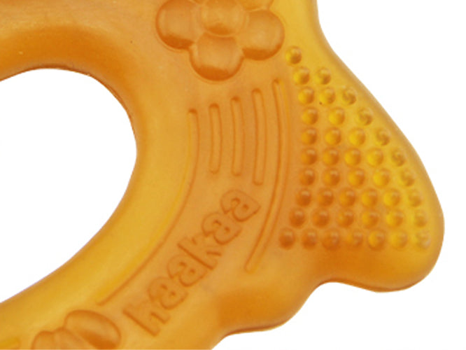 haakaa-sleeping-owl-natural-rubber-teether-1-pk image 2