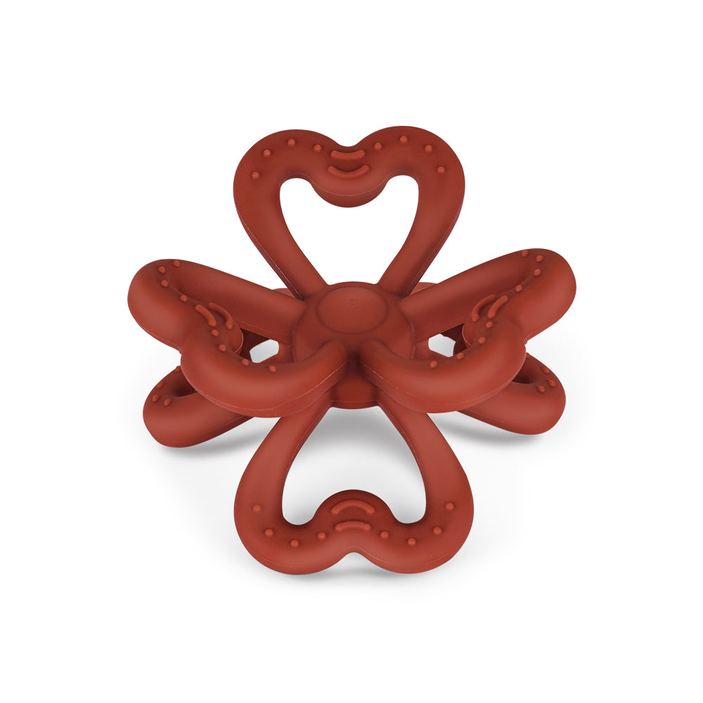 haakaa-silicone-clover-teether-6-leaf-design-1-pack image 1