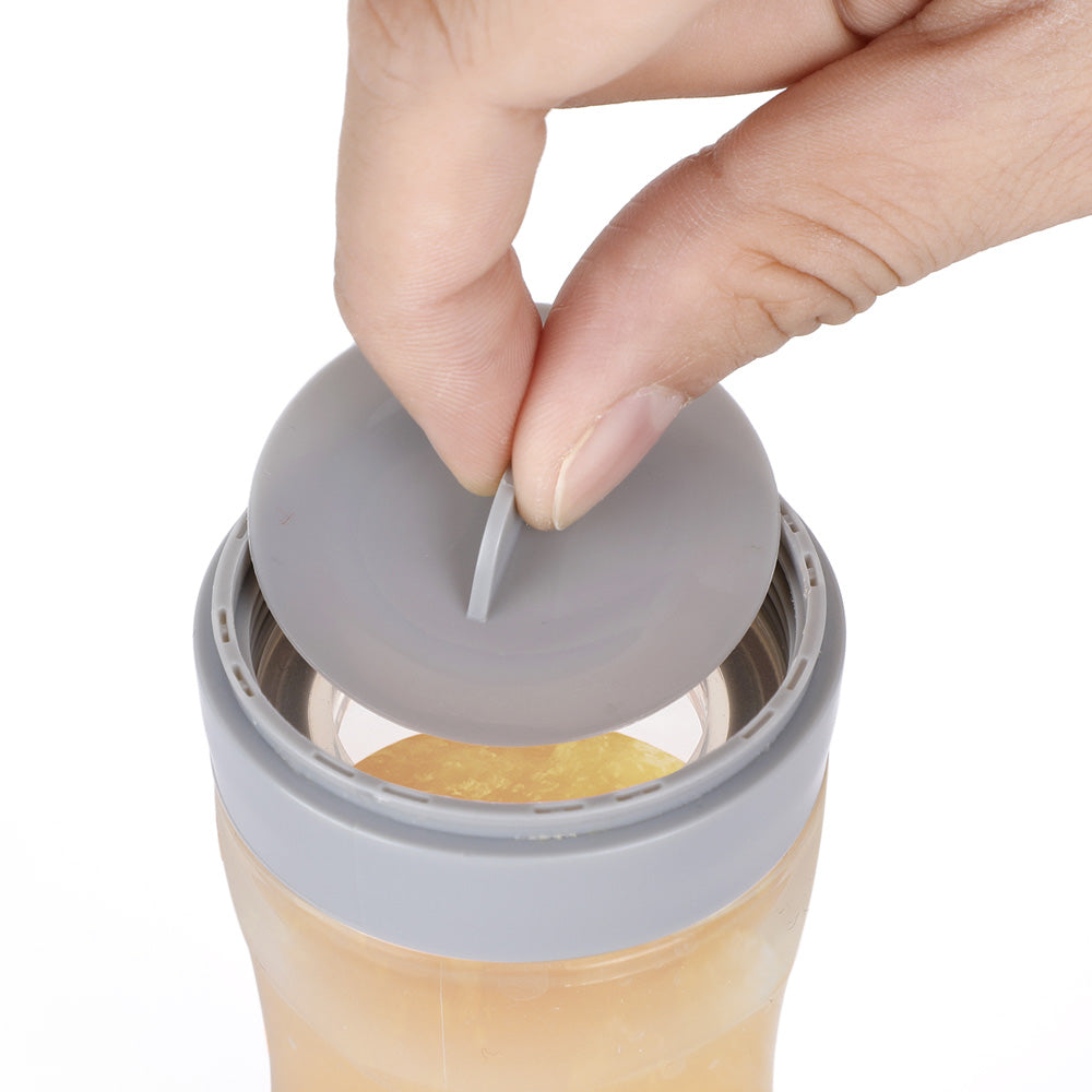 haakaa-silicone-baby-food-dispensing-spoon-with-cap-1-pk image 4