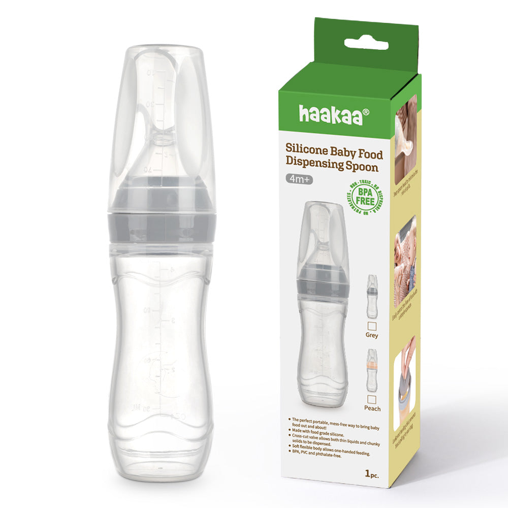 haakaa-silicone-baby-food-dispensing-spoon-with-cap-1-pk image 8