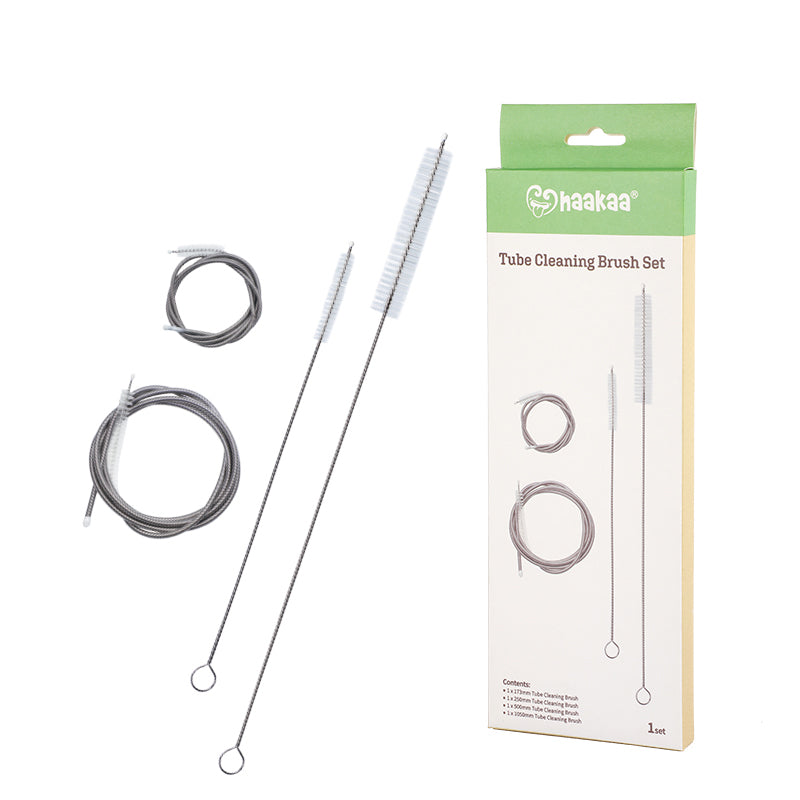 haakaa-tube-cleaning-brush-set-4-pack-stainless-steel-nylon-for-feeding-tubes-an image 2