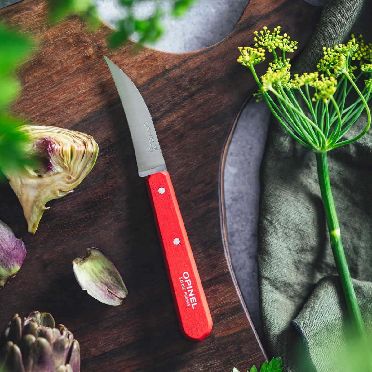 opinel-paysage-color-set-vegetable-knife-bird-s-beak-essential-series image 2