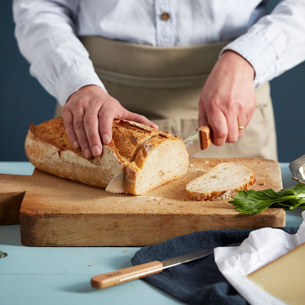 opinel-parallele-wooden-8-inch-bread-knife-with-serrated-blade image 2
