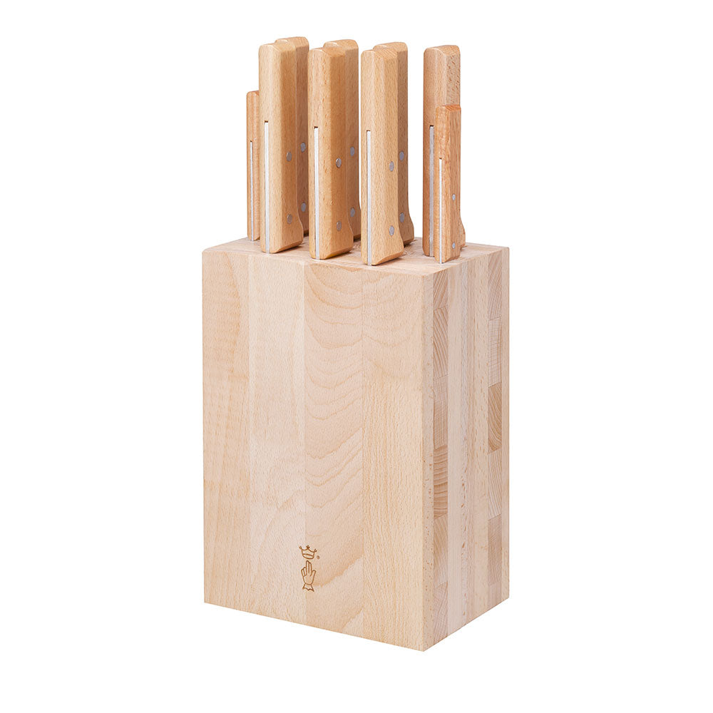 opinel-9-slot-wooden-knife-block-for-kitchen-knives image 4